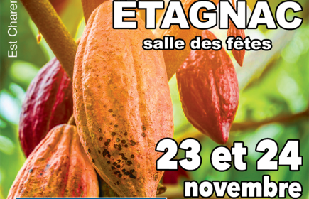 Le prochain salon du CHOCOLAT et des GOURMANDISES aura lieu les 23 & 24 Novembre à la salle des fêtes d'ETAGNAC (16150)